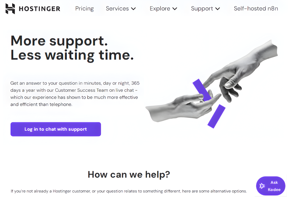 Hostinger Customer Support Review